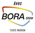 Logo Bora Snow Marron